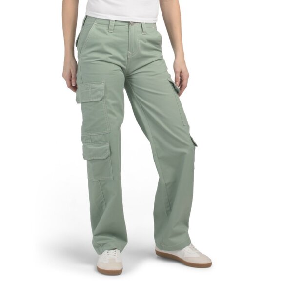 TRUE RELIGION Green Bay High Waisted Cargo Pants